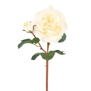 Künstliche Rose, rot, ca. 53cm hoch – Pflegeleicht & Schön
