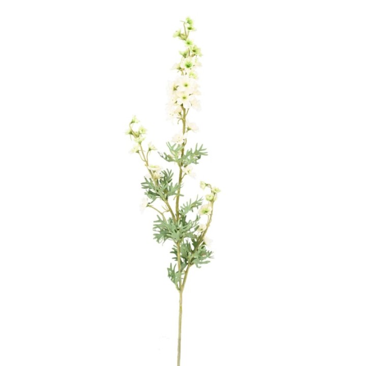 Künstliches Delphinium, weiß, ca. 86cm hoch