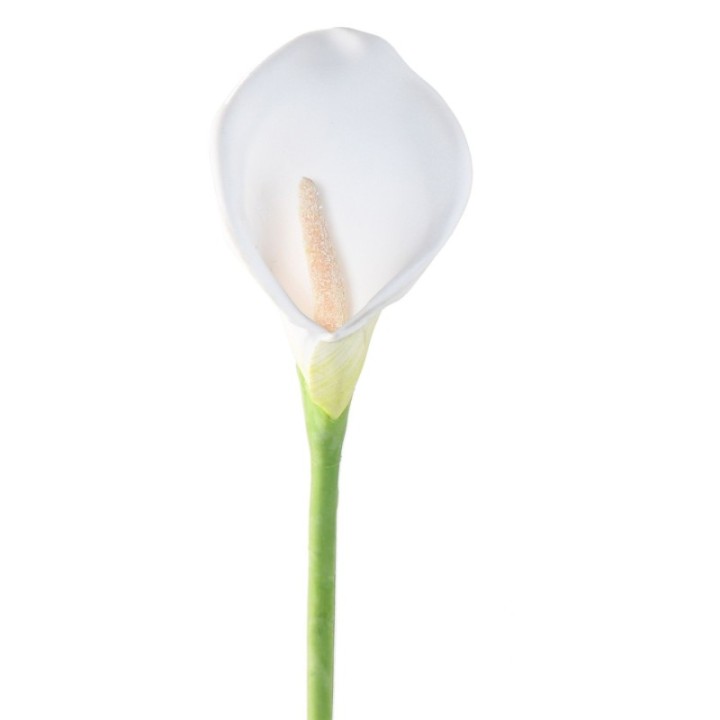 Künstliche Arumblume, weiß, ca. 78cm hoch