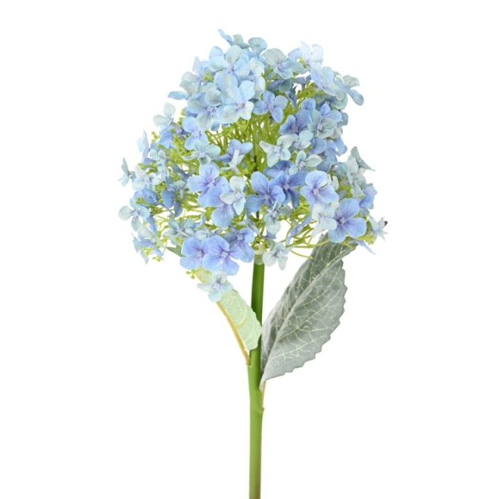 Künstliche Hortensie, blau, ca. 55cm hoch - Pflegeleicht!