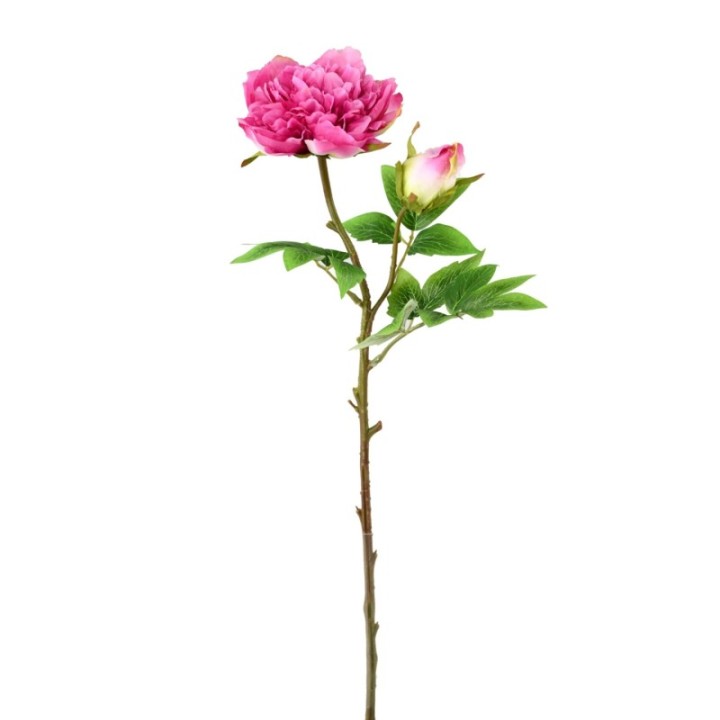 Künstliche Pfingstrose, pink, ca. 55cm hoch