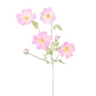 Künstliche Cosmos Blume, pink, ca. 62cm hoch