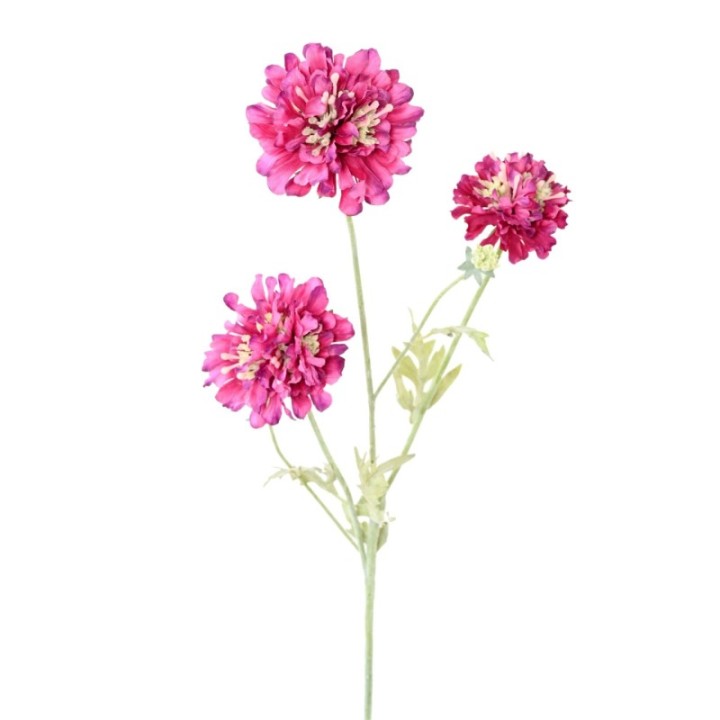 Künstliche Scabiosenblume, lila, ca. 75cm hoch