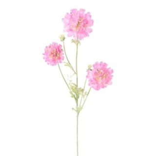 Künstliche Scabiosenblume, pink, ca. 75cm hoch
