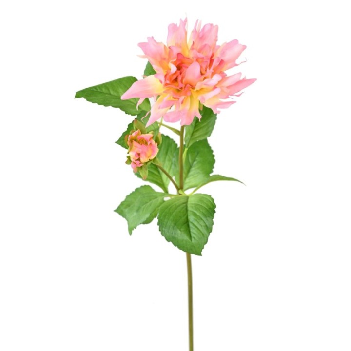 Künstliche Dahlie, pink, ca. 75cm hoch - Pflegeleicht!