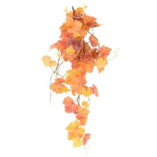 Künstlicher Hängender Busch VINE, ca. 80cm, orange
