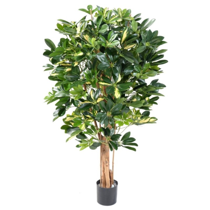 Künstlicher Schefflera, ca. 110cm hoch, grün