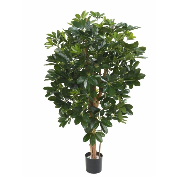 Künstlicher Schefflera, ca. 110cm hoch, grün