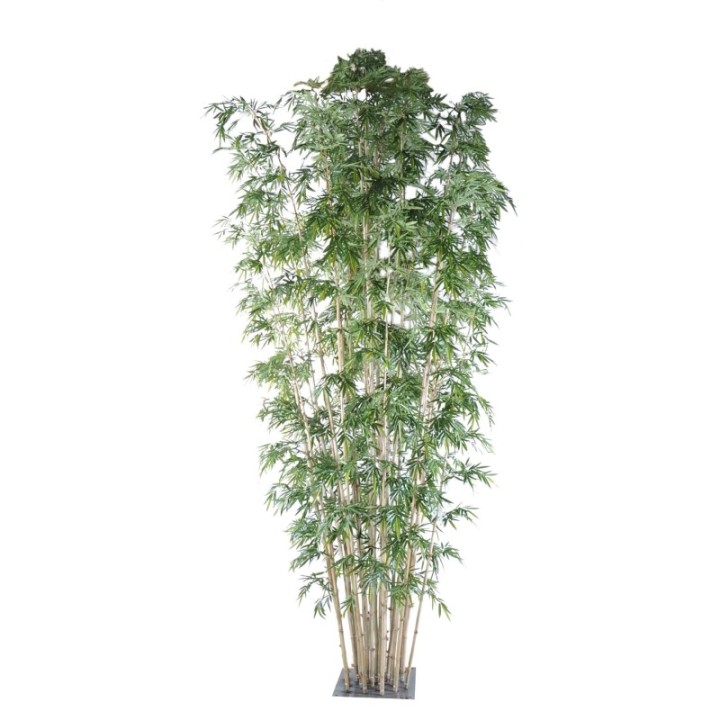 Künstlicher Riesenbambus, ca. 700cm hoch, grün