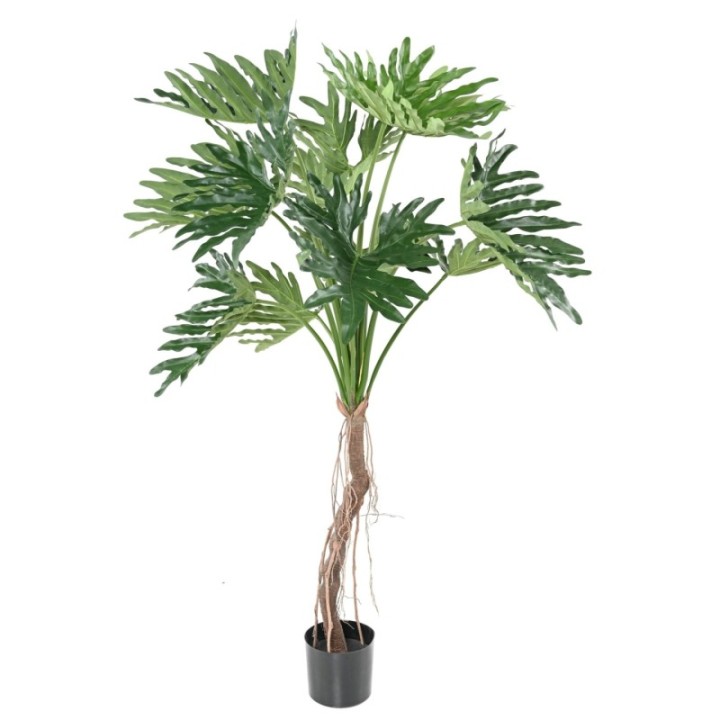 Künstlicher Philodendron Selloum, ca. 150cm hoch, grün