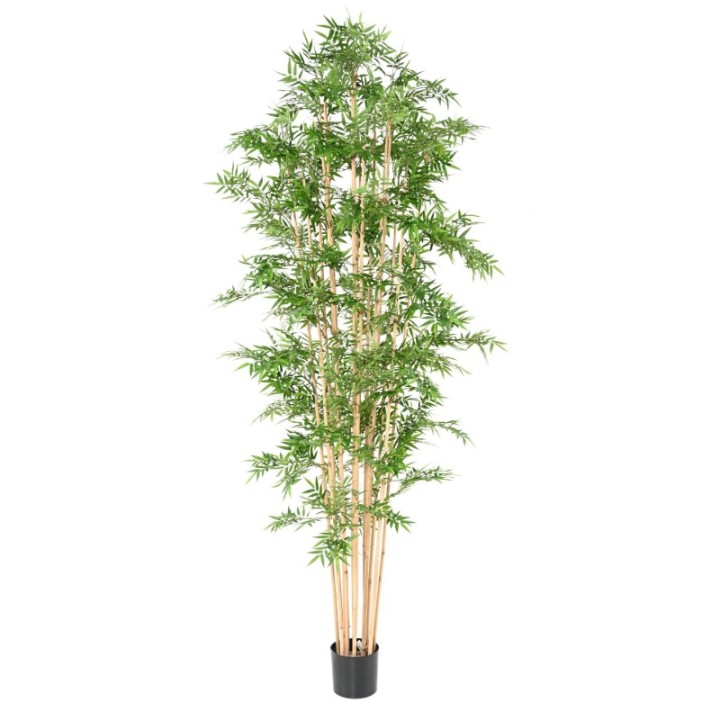 Künstlicher Orientalischer Bambus, ca. 270cm hoch, grün