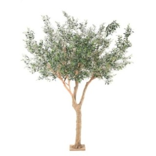 Künstlicher Olivenbaum, ca. 370cm hoch, silbergrün