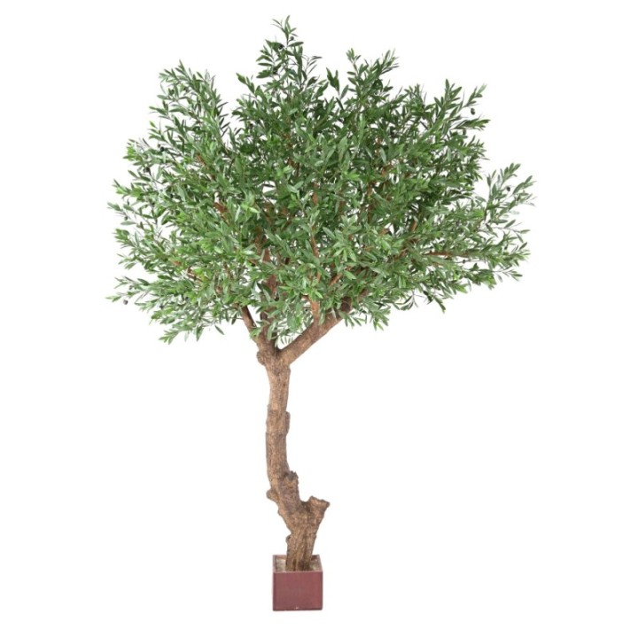 Künstlicher Olivenbaum, ca. 270cm hoch, grün