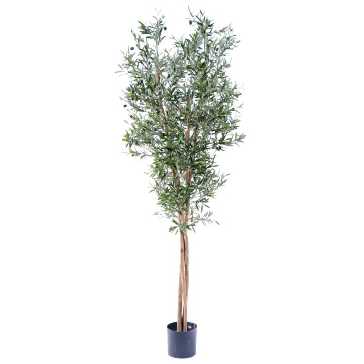 Künstlicher Olivenbaum, ca. 210cm hoch, silbergrün