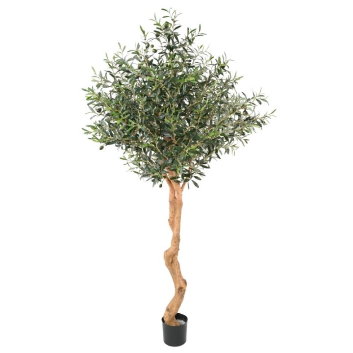 Künstlicher Olivenbaum, ca. 200cm hoch, grün