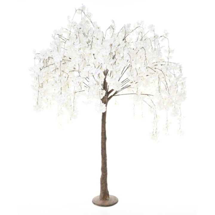 Künstlicher Kirschbaum, ca. 200cm hoch, rosa Blüten