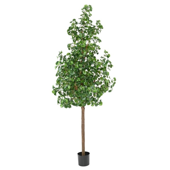 Künstlicher Ginkgo-Baum, ca. 290cm hoch, grün