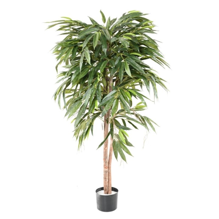 Künstlicher Ficus Longifolia, ca. 160cm hoch, grün