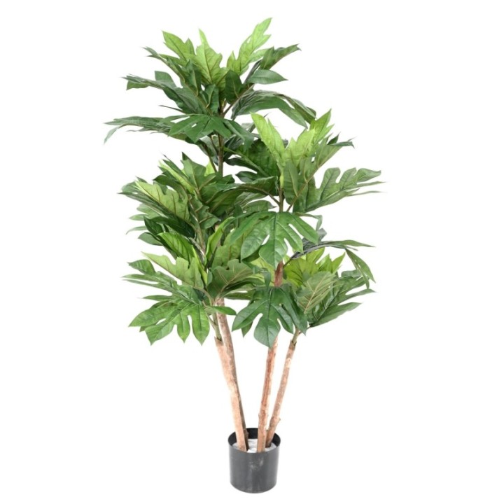 Künstlicher Brotfruchtbaum, ca. 140cm hoch, grün