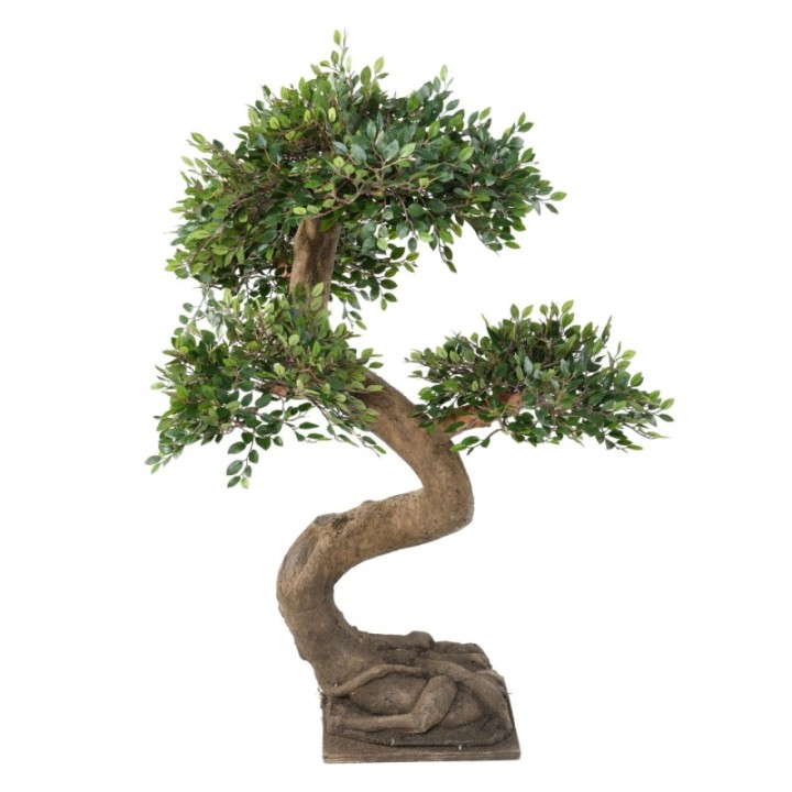 Künstlicher Bonsai Elm, ca. 90cm hoch, grün