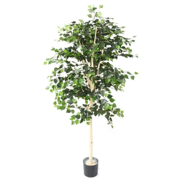 Künstlicher Birkenbaum, ca. 170cm hoch, grün