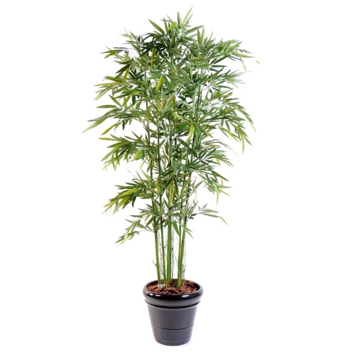 Künstlicher Bambus, ca. 210cm hoch, grün