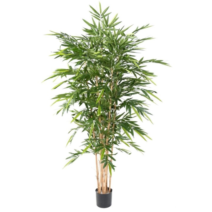 Künstlicher Bambus, ca. 180cm hoch, grün