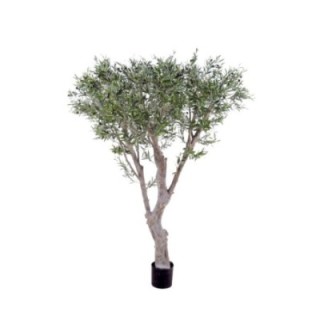 Künstlicher Olivenbaum, ca. 185cm hoch, silbergrün