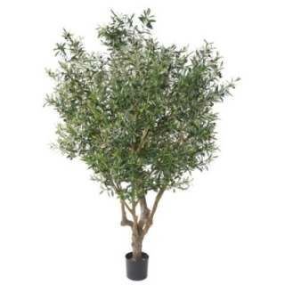 Künstlicher Olivenbaum, ca. 215cm hoch, silbergrün