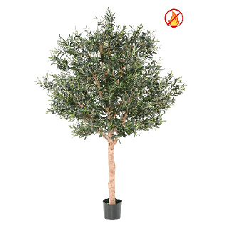 Künstlicher Olivenbaum, ca. 210cm hoch, silbergrün