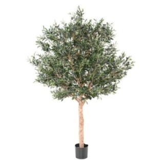 Künstlicher Olivenbaum, ca. 210cm hoch, silbergrün