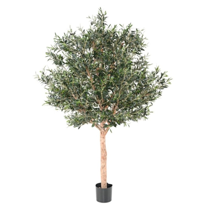 Künstlicher Olivenbaum, ca. 210cm hoch, silbergrün