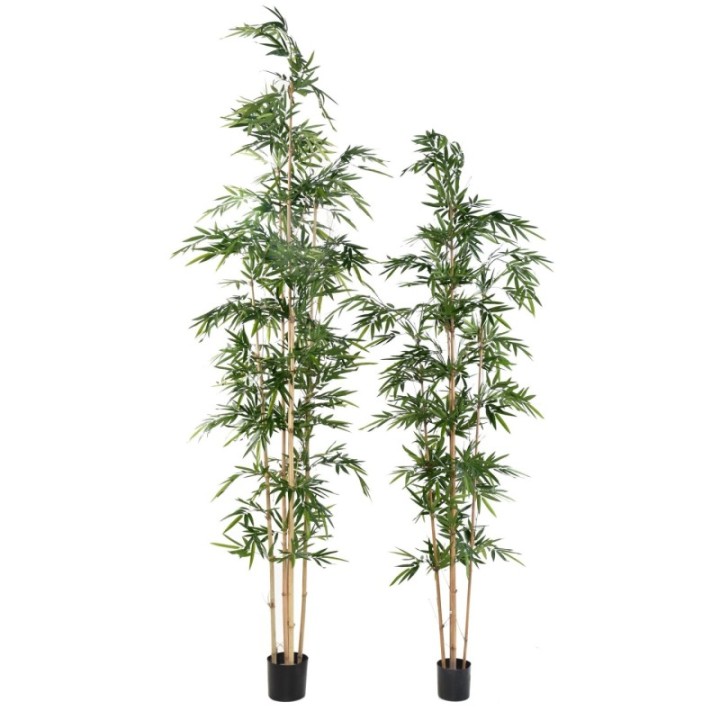 Künstlicher Bambus, ca. 380cm hoch, grün
