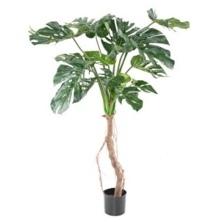 Künstlicher Philodendron Monstera, ca. 130cm hoch, grün