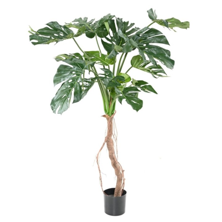 Künstlicher Philodendron Monstera, ca. 130cm hoch, grün