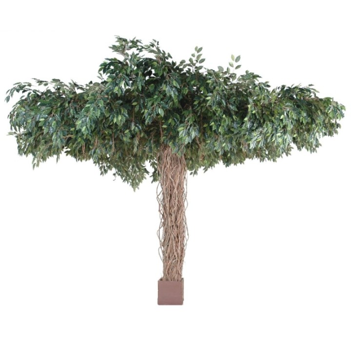 Künstlicher Ficus, ca. 320cm hoch, grün