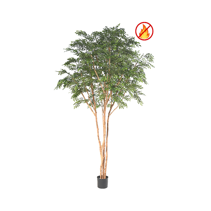 Künstlicher Bucida-Baum, ca. 330cm hoch, grün