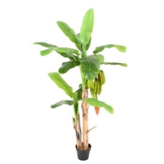 Künstlicher Bananenbaum, ca. 180cm, grün