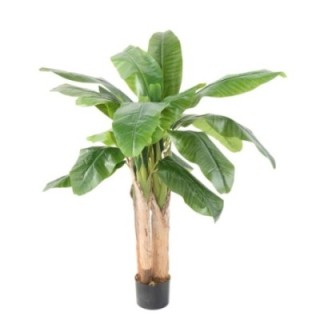 Künstlicher Bananenbaum, ca. 132cm, grün