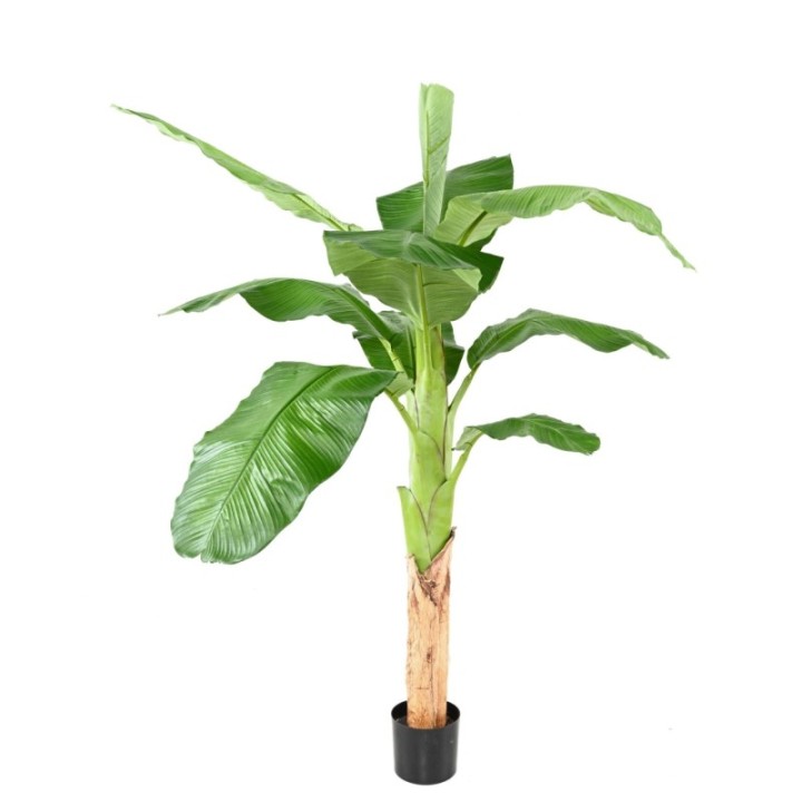 Künstlicher Bananenbaum, ca. 170cm, grün