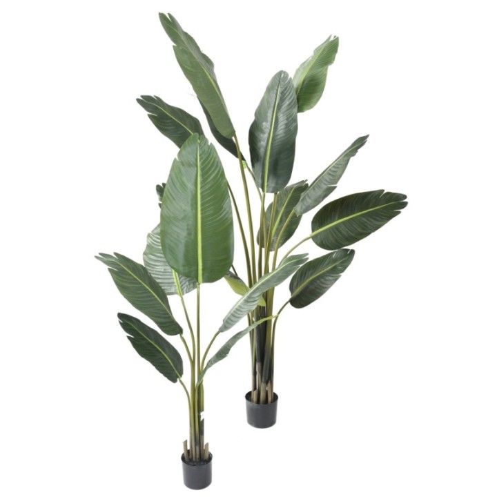 Künstlicher Reisendenbaum, ca. 195cm, grün