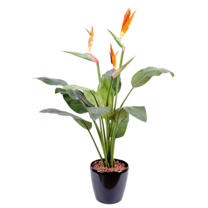 Künstliche Strelitzia, ca. 98cm, bunt