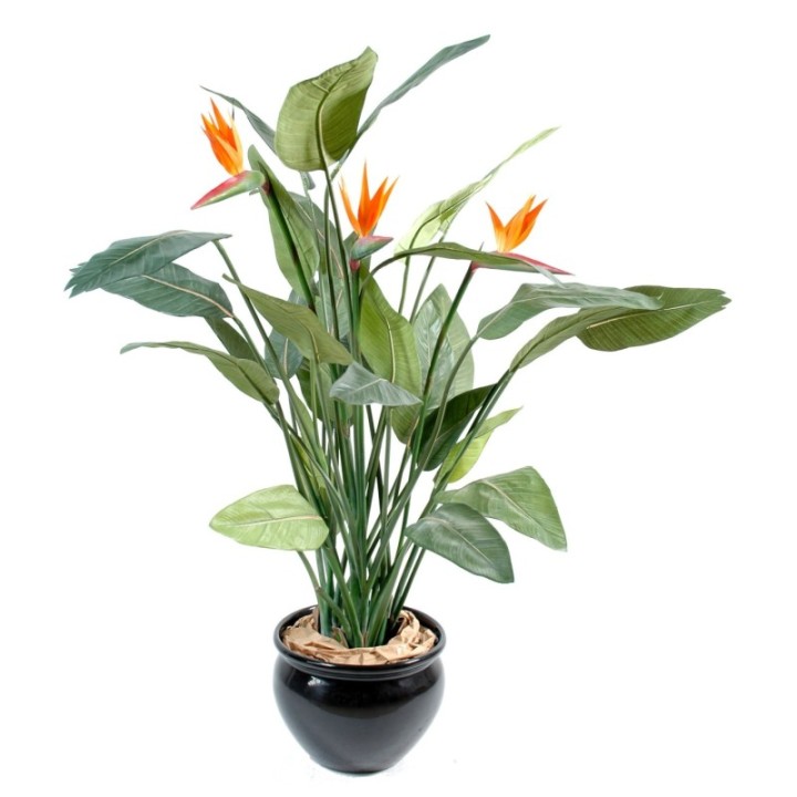 Künstliche Strelitzia, ca. 150cm, grün