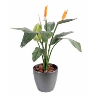Künstliche Strelitzia, ca. 95cm, bunt