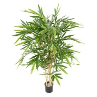 Künstlicher Bambus, 120cm - UV-beständig, pflegeleicht, grün