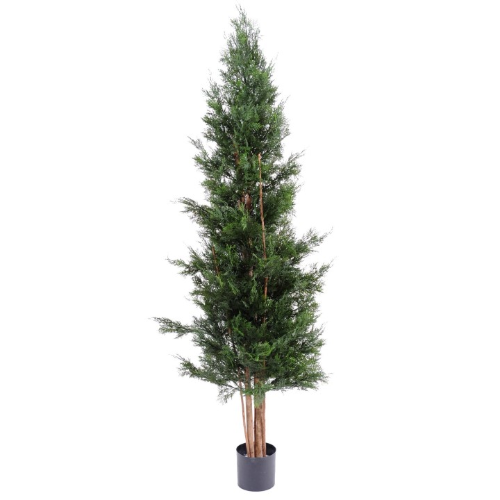 Künstlicher Lawson-Zypressenbaum, ca 180cm - UV-Beständig, grün