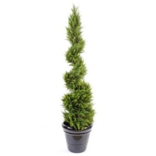 Künstlicher Zypressen-Juniperus, ca 130cm, hellgrün
