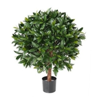 Künstlicher Lorbeerbaum, ca 90cm - UV-Beständig, grün