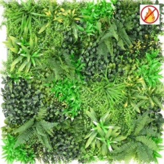 Kunsthecken-Paneel | Lara, 100x100cm - Schwer entflammbar nach RF2 / B1