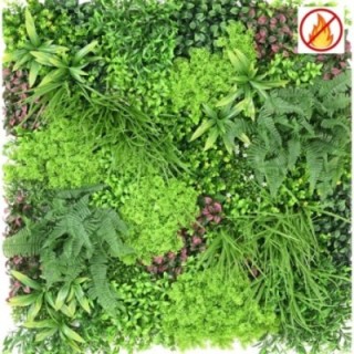 Kunsthecken-Paneel | Kornelius, 100x100cm - Schwer entflammbar nach RF2 / B1